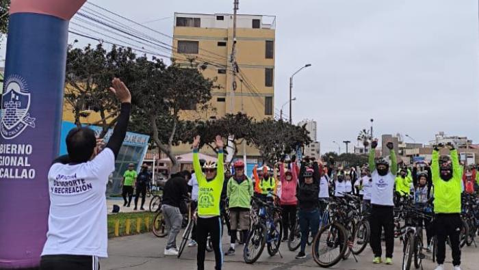 Más de 400 ciclistas recorrieron el Callao en Bicicleteada a la Chalaca