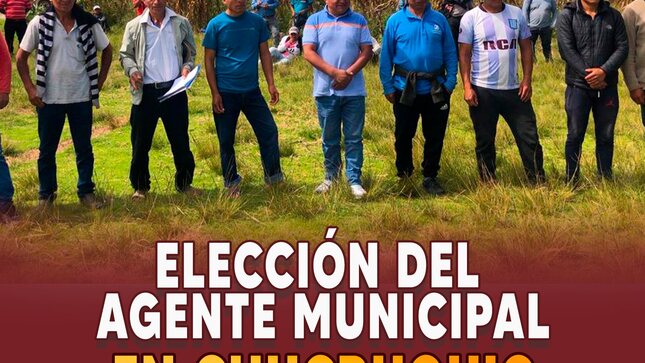 Elección del agente municipal en Chucruquio