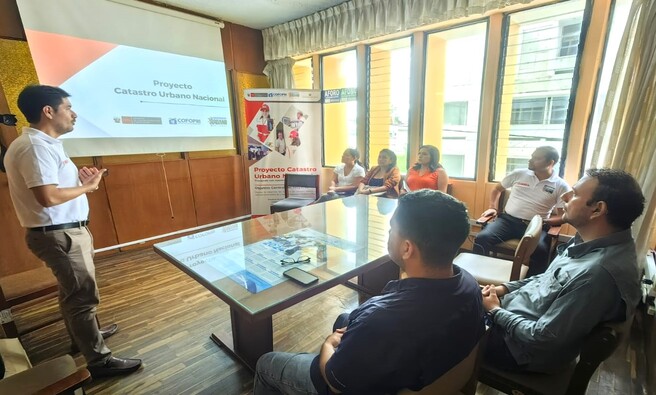Este primer taller forma parte del levantamiento de información técnica del Proyecto de Catastro Urbano Nacional, el cual tiene como meta registrar un total de 1'650,431 unidades catastrales.