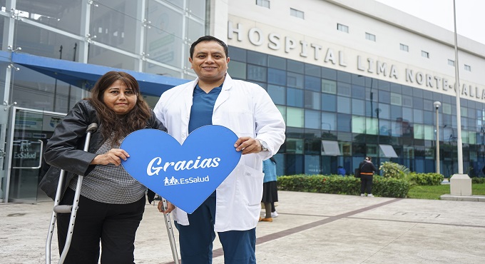 EsSalud salva pierna de voluntaria de Cruz Roja en hospital Negreiros