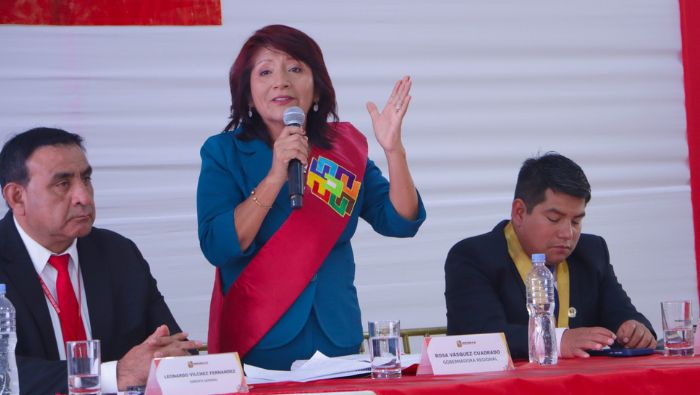 Rosa Vásquez rindió cuentas claras sobre su gestión en I Audiencia Pública Regional 2024 en Huacho