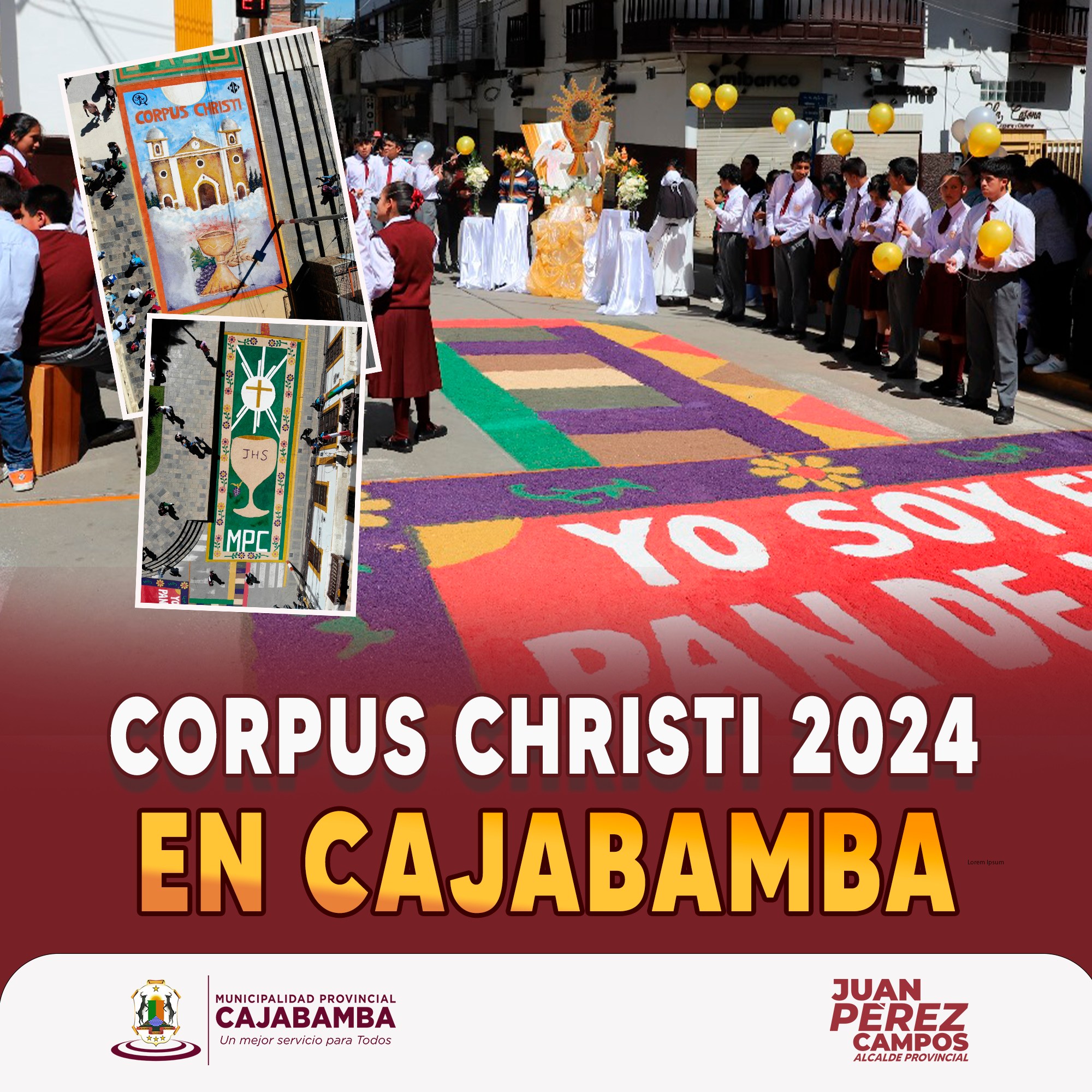 Corpus Christi 2024 en Cajabamba
