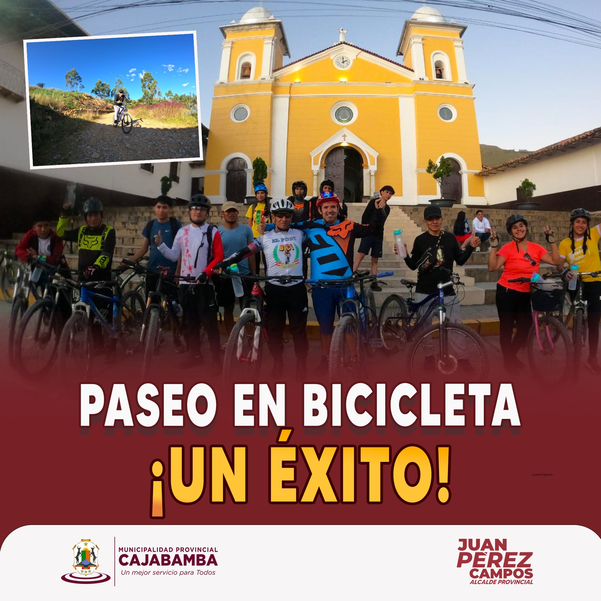 Paseo en bicicleta ¡un éxito!