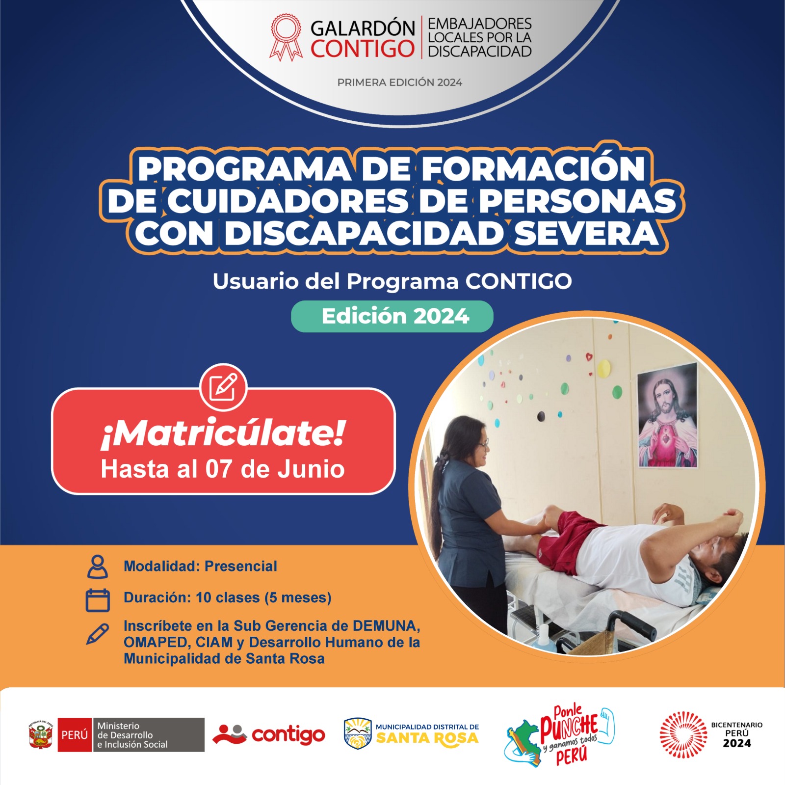 Flyer de invitación.