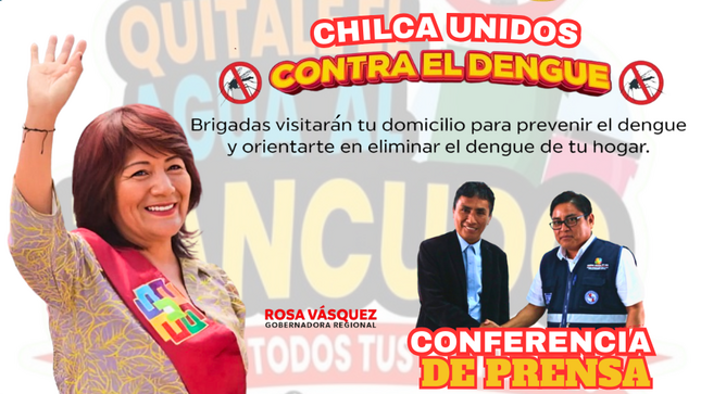 Convocatoria a Conferencia de Prensa: Chilca "Unidos contra el Dengue"