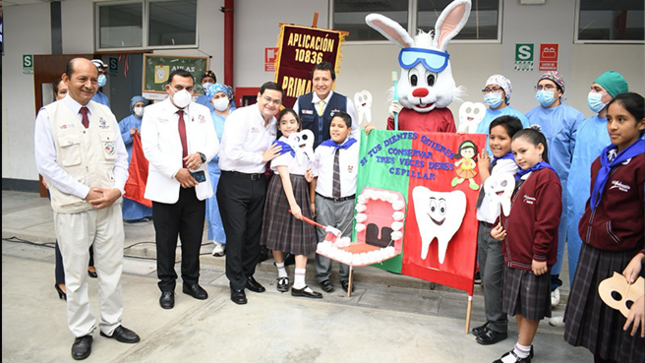 Geresa impulsa “Aula Cero Caries” en colegios de la región Lambayeque