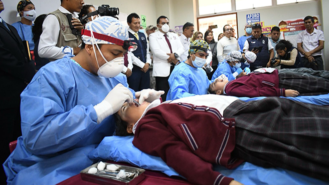 Geresa impulsa “Aula Cero Caries” en colegios de la región Lambayeque
