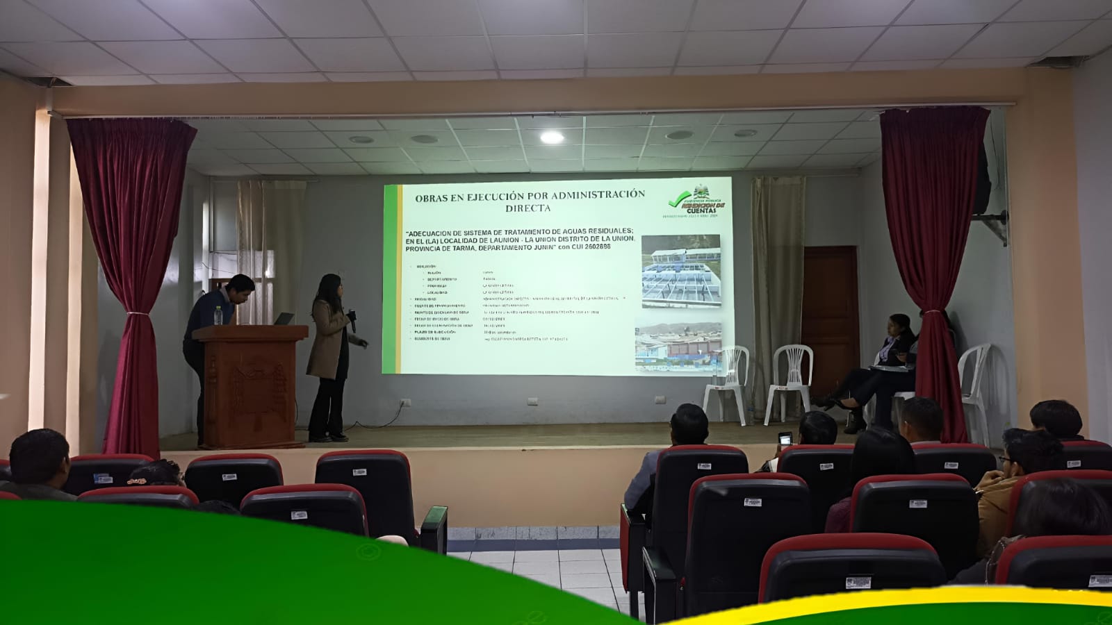 Exposición de audiencia publica
