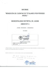 Vista preliminar de documento Informe de Rendición de Cuentas de Titulares 2023 - MDJ