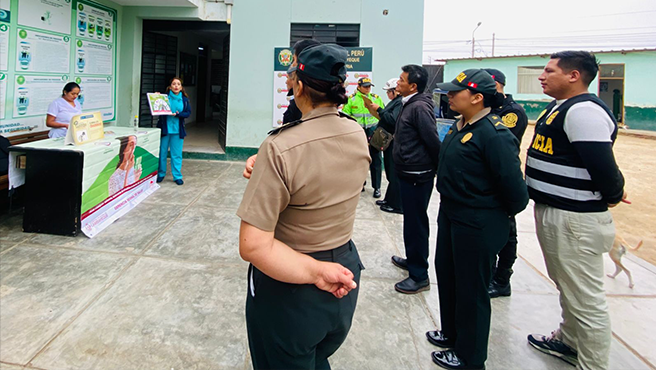 Comisarías de José Leonardo Ortiz reciben capacitación en prevención del dengue