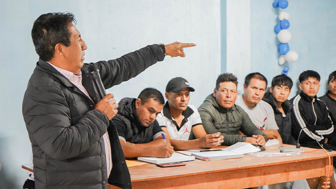 El alcalde provincial de Huarmey, Cavino Cautivo Grasa, llegó hasta el Centro Poblado de Quita Sombrero del distrito de Culebras.