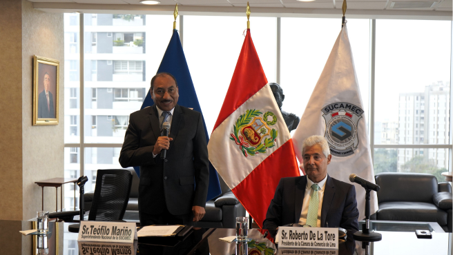 Sucamec y la CCL incentivan la formalización de empresas que brindan servicios cruciales para el fortalecimiento de la Seguridad Ciudadana