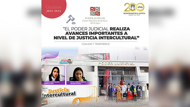 El Poder Judicial es una entidad que realiza avances importantes en Justicia Intercultural