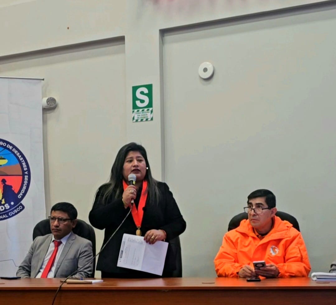 Presidenta de la Corte de Cusco participó del Foro “Experiencias de Desempeño en Gestión del Riesgo de Desastres”