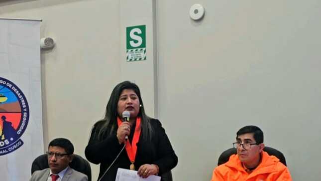 Presidenta de la Corte de Cusco participó del Foro “Experiencias de Desempeño en Gestión del Riesgo de Desastres”