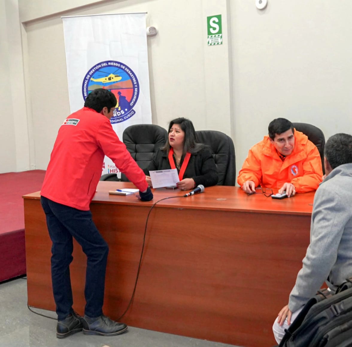 Presidenta de la Corte de Cusco participó del Foro “Experiencias de Desempeño en Gestión del Riesgo de Desastres”