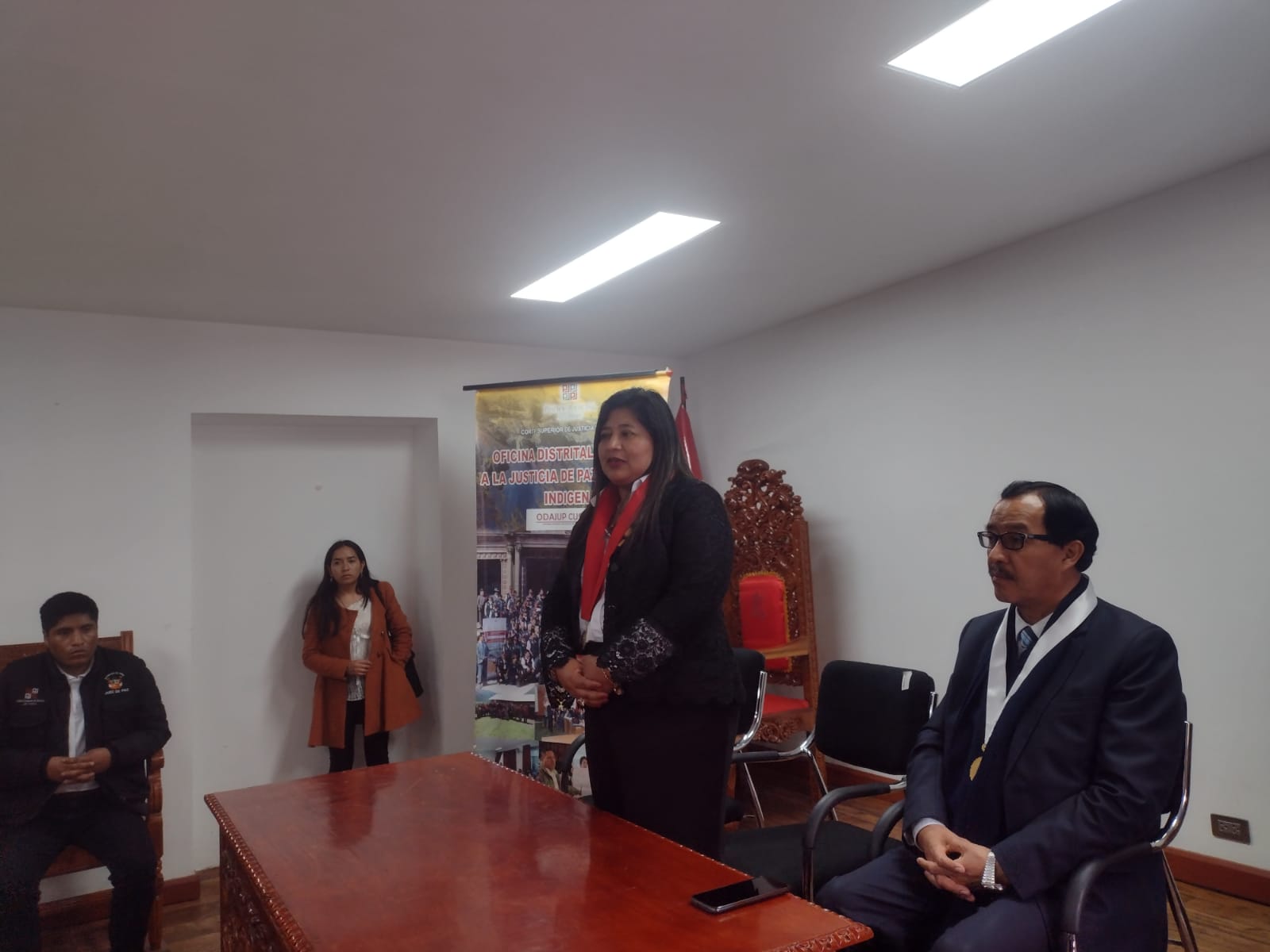 JUECES DE PAZ DE PAUCARTAMBO FORTALECEN SUS FUNCIONES Y COMPETENCIAS