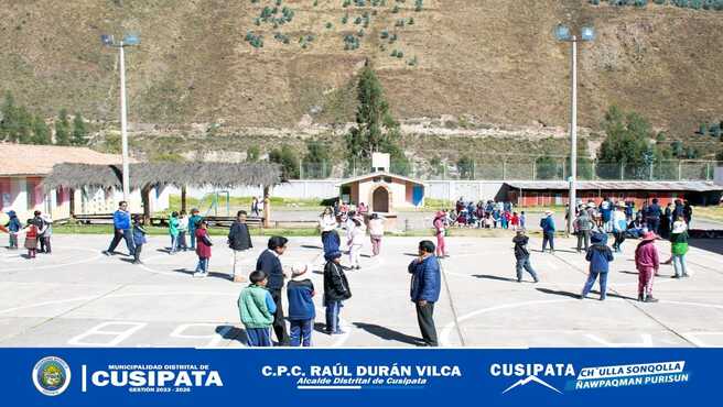 Hoy 31 de mayo se realizo el simulacro nacional multipeligro 2024 de 6.2 Grados en el Distrito de Cusipata
