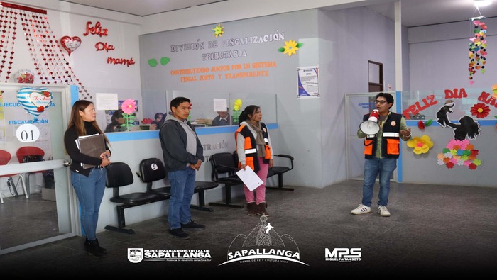 División de Defensa Civil de la Municipalidad Distrital de Sapallanga, promueve la preparación ante emergencias