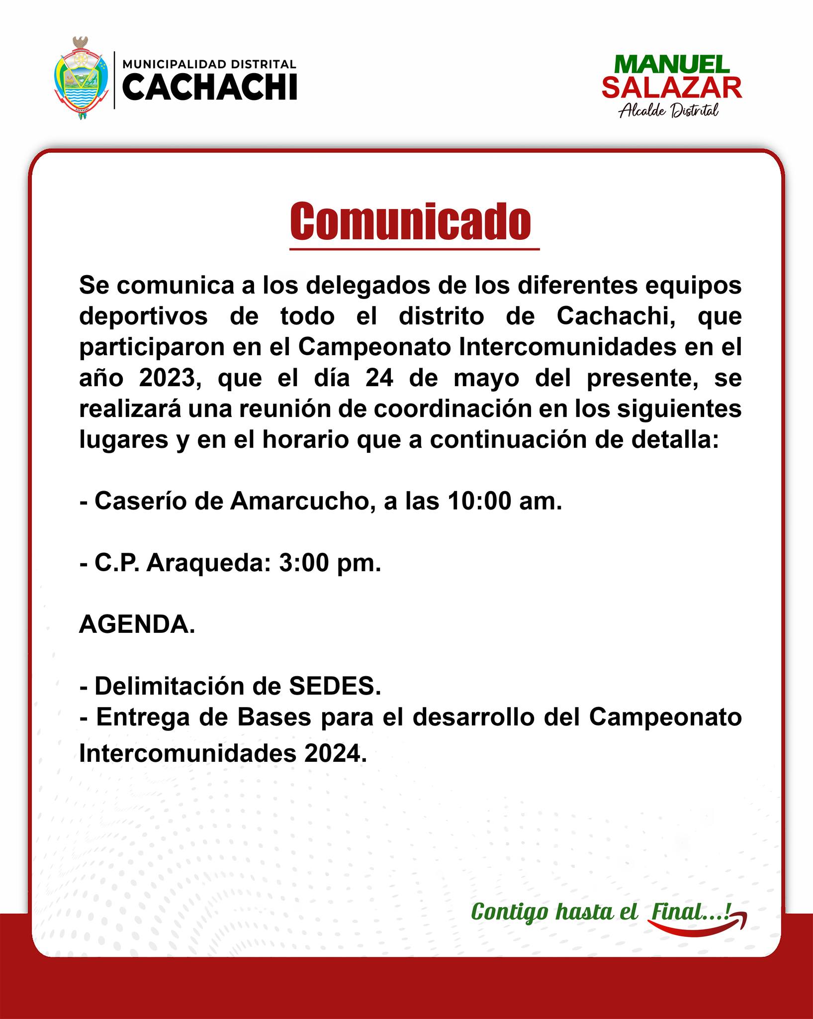 Comunicado 
