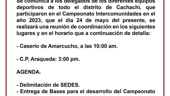 Comunicado 