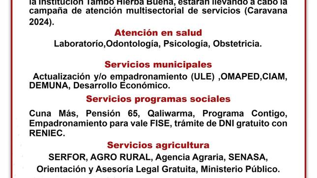 Atención Corralpampa 