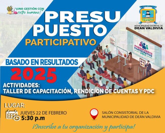 primer taller de presupuesto participativo