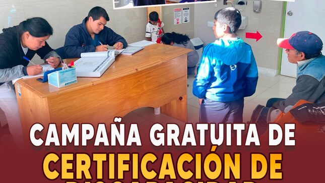 Campaña gratuita de certificación de discapacidad 2024
