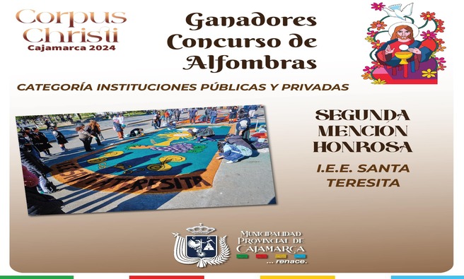 📣📣 Anunciamos a los ganadores 🏅 del Concurso de Alfombras de Corpus Christi 🙏. 
¡Felicitaciones a todos ellos!