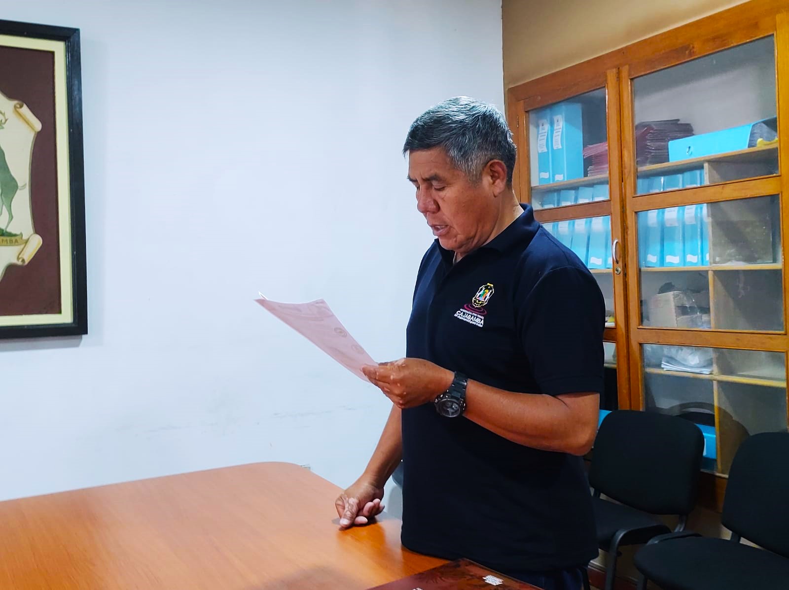 Juramentación a asociación de vendedores comerciantes