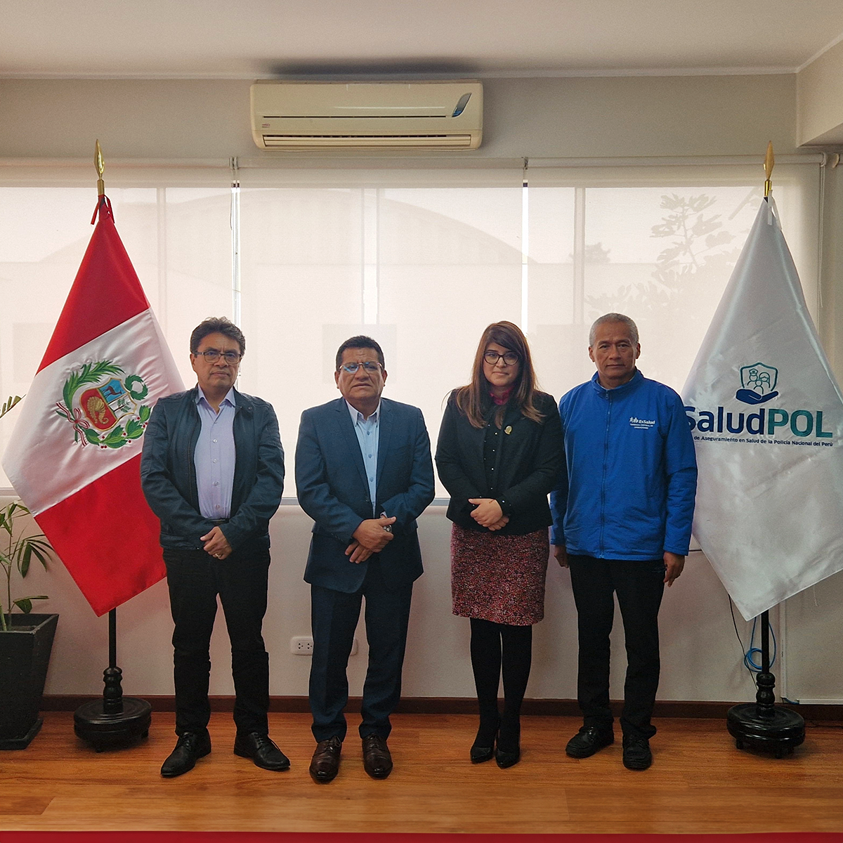 Representantes del Seguro SaludPol y EsSalud