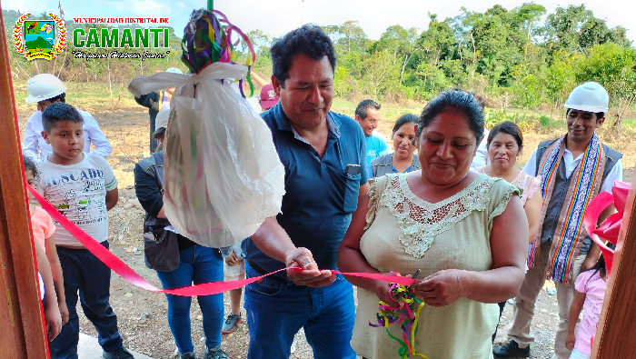 Entrega de Nueva Infraestructura Educativa en la Comunidad Nativa de San Lorenzo