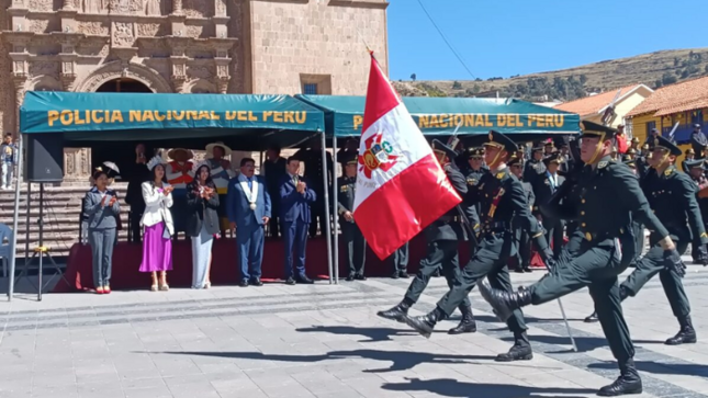 Cancillería Puno destaca la labor crucial de la Policía de Turismo en su 50° aniversario