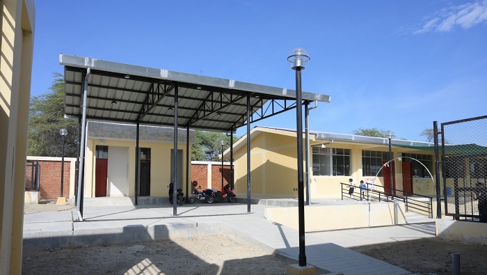 Colegio donde se ubicará la planta potabilizadora de agua