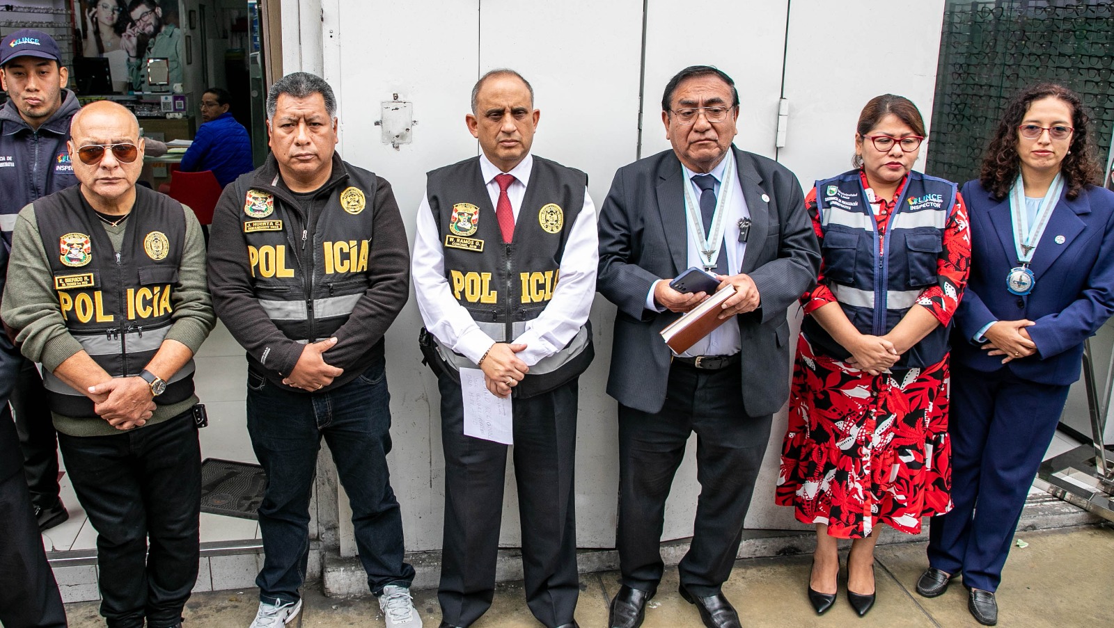 Intervención de dos ópticas ubicadas en la Av. José Pardo de Zela N⁰ 247