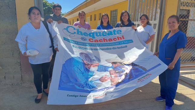 Segunda dia de la Campania chequéate 