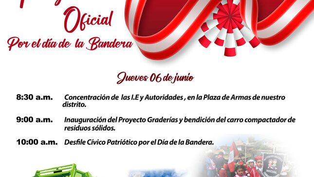 Invitación por el día de la bandera