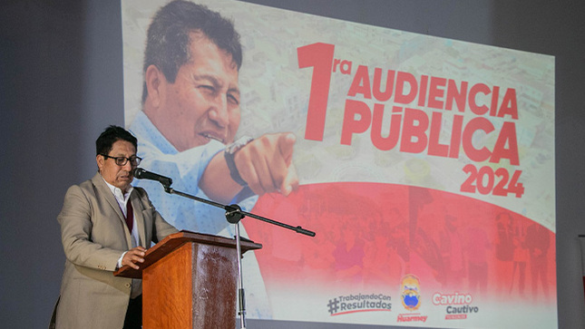 Alcalde, regidores y funcionarios, presentes la primera “Audiencia Pública –  2024”, en presencia de la población Huarmey
