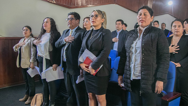 Alcalde, regidores y funcionarios, presentes la primera “Audiencia Pública – 2024”, en presencia de la población Huarmey