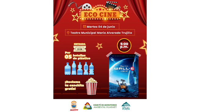 ¡Atención comunidad! Te invitamos a participar del Primer ECO CINE en Huarmey.