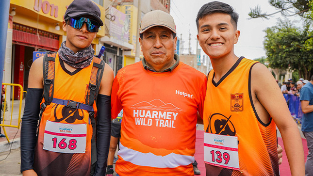 Alcalde de Huarmey apertura competencia denominada WILD TRAIL.