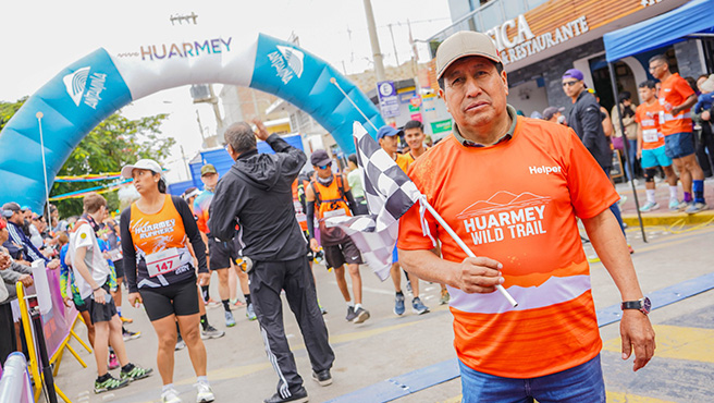Alcalde de Huarmey apertura competencia denominada WILD TRAIL.