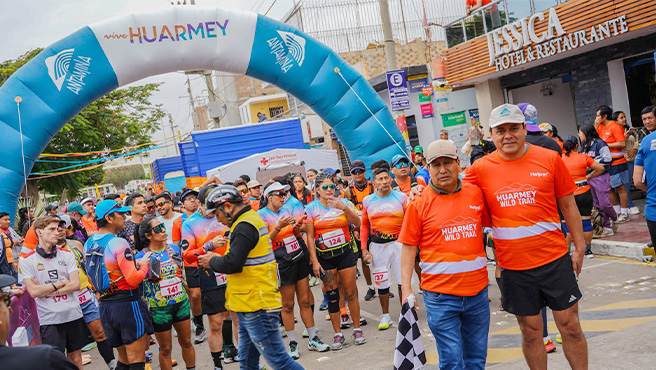 Alcalde de Huarmey apertura competencia denominada WILD TRAIL.