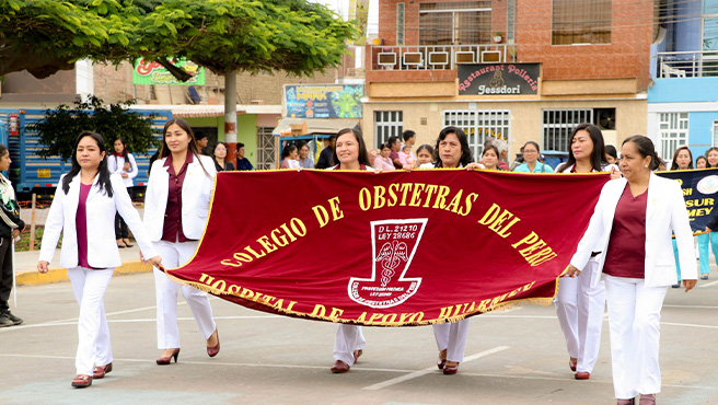 Rindiendo homenaje a nuestros símbolos patrios, la Municipalidad Provincial de Huarmey, realizó el acto protocolar del izamiento dominical