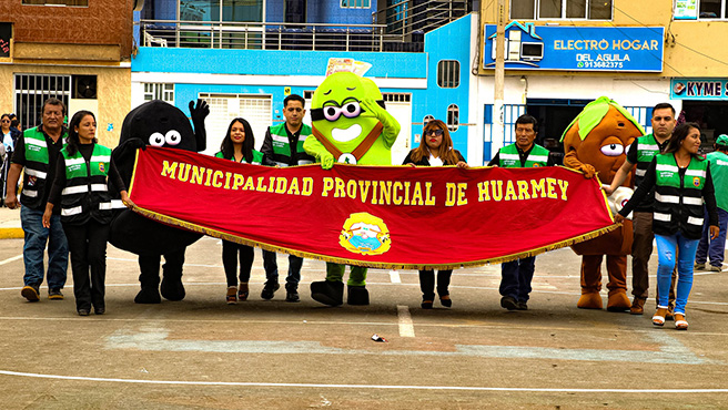 Municipalidad realizo juramentación de promotores ambientales escolares de Huarmey 2024
