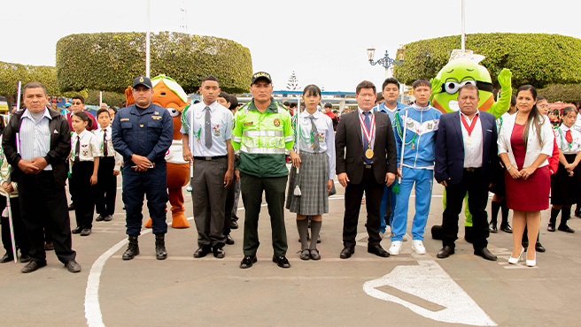 Municipalidad realizo juramentación de promotores ambientales escolares de Huarmey 2024