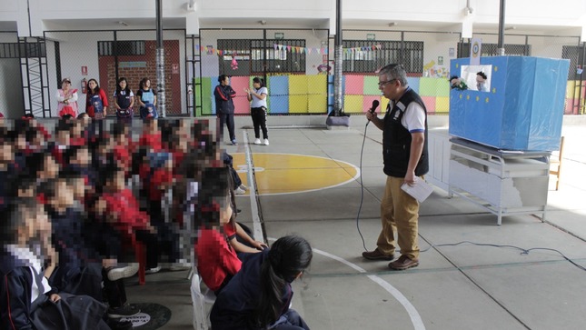 Incentivan mecanismos de seguridad ciudadana en niños de inicial y primaria con "Segurititeres"