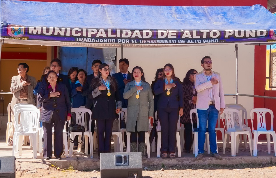 Municipalidad de Puno conmemora a la urbanización ciudad de la Humanidad Totorani por sus XXXIV Aniversario