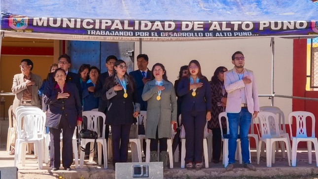 Municipalidad de Puno conmemora a la urbanización ciudad de la Humanidad Totorani por sus XXXIV Aniversario