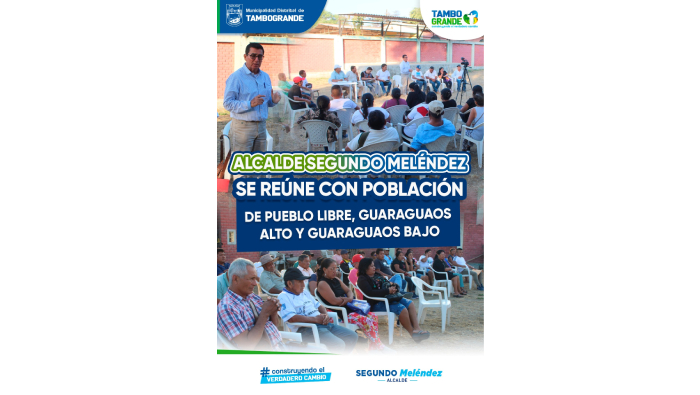 𝐀𝐋𝐂𝐀𝐋𝐃𝐄 𝐒𝐄𝐆𝐔𝐍𝐃𝐎 𝐌𝐄𝐋𝐄́𝐍𝐃𝐄𝐙 𝐒𝐄 𝐑𝐄𝐔́𝐍𝐄 𝐂𝐎𝐍 𝐏𝐎𝐁𝐋𝐀𝐂𝐈𝐎́𝐍 𝐃𝐄 𝐏𝐔𝐄𝐁𝐋𝐎 𝐋𝐈𝐁𝐑𝐄, 𝐆𝐔𝐀𝐑𝐀𝐆𝐔A𝐎𝐒 𝐀𝐋𝐓𝐎 𝐘 𝐆𝐔𝐀𝐑𝐀𝐆𝐔A𝐎𝐒 𝐁𝐀𝐉𝐎